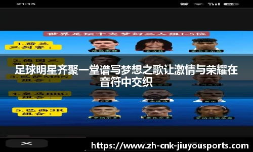 足球明星齐聚一堂谱写梦想之歌让激情与荣耀在音符中交织